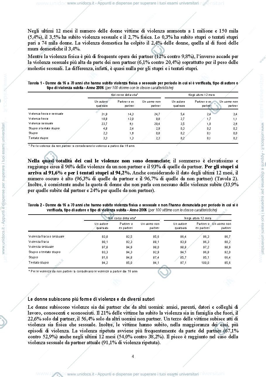 Anteprima pagina 4 — "La violenza e i maltrattamenti contro le donne dentro e fuori la famiglia" (Cavarocchi/Guarnieri)
