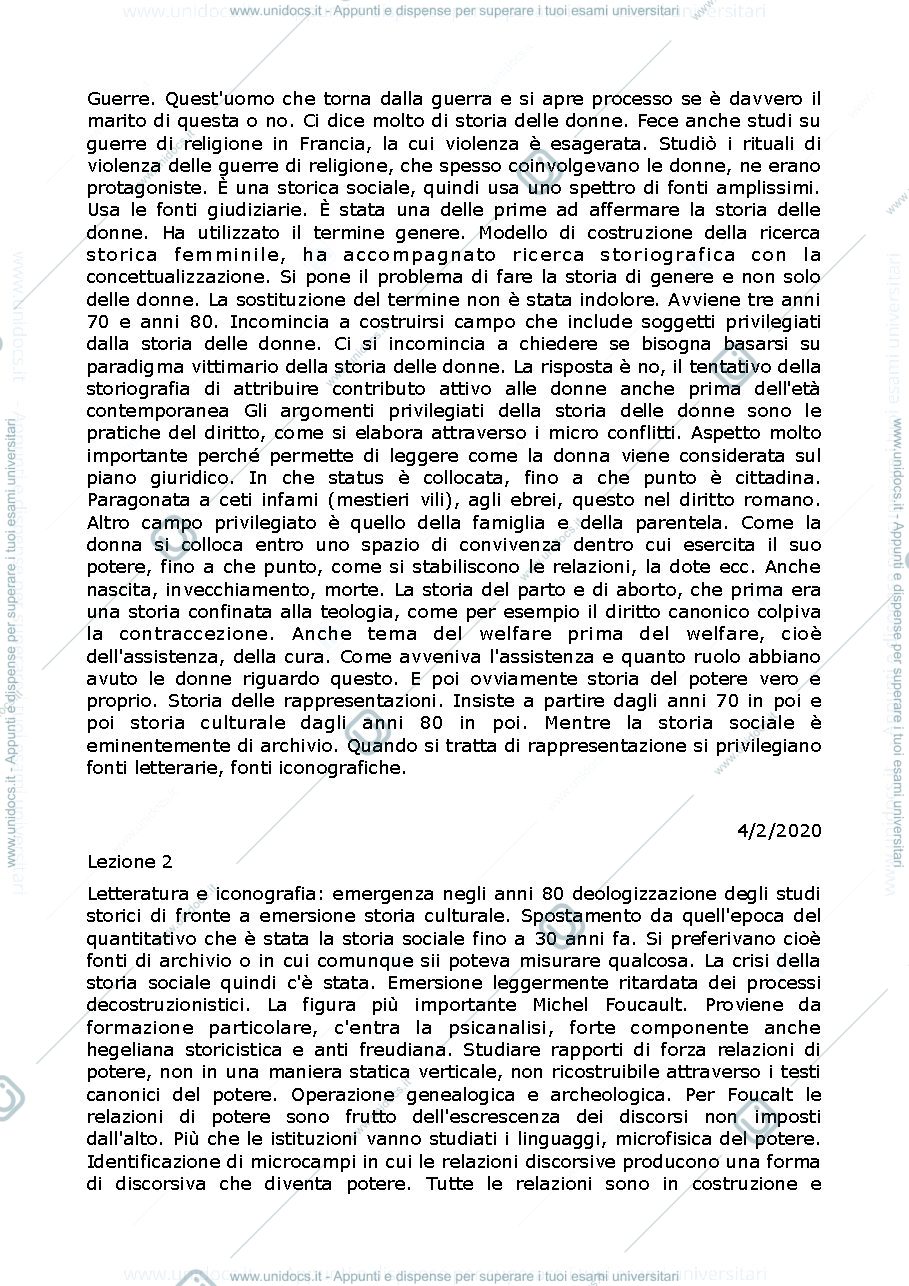 Anteprima pagina 2 — appunti storia dei generi- Lavenia 