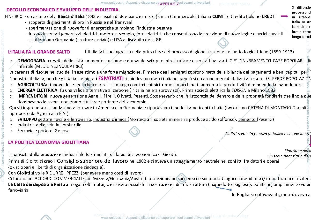 Anteprima pagina 2 — riassunto dispense secondo modulo