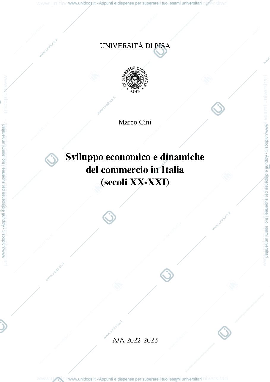 Anteprima pagina 1 — II modulo prof. Cini