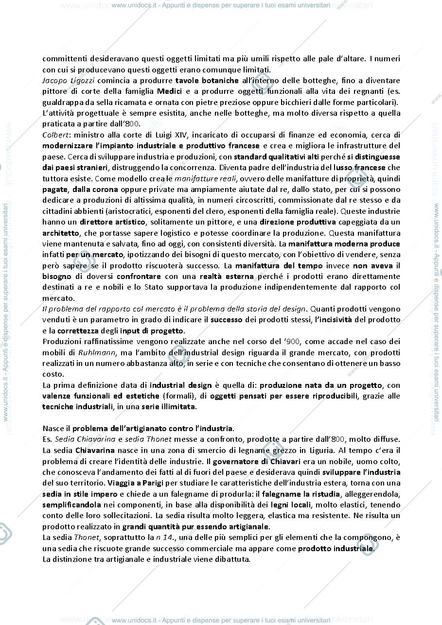 Anteprima pagina 2 — Storia del Design e della Tecnica Completo