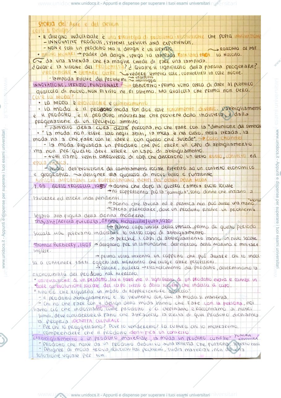 Anteprima pagina 1 — storia della moda