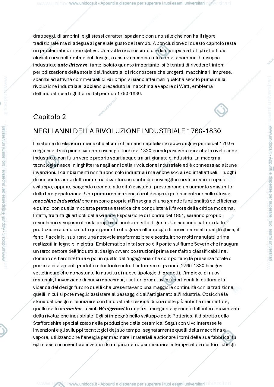 Anteprima pagina 3 — storia del design 1-4 capitolo 
