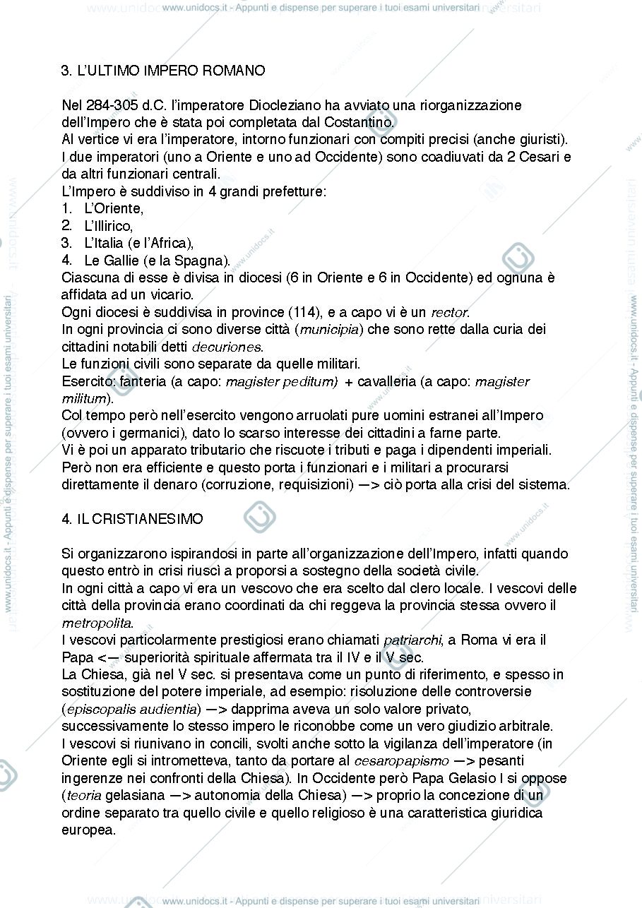 Anteprima pagina 3 — Storia del diritto europeo