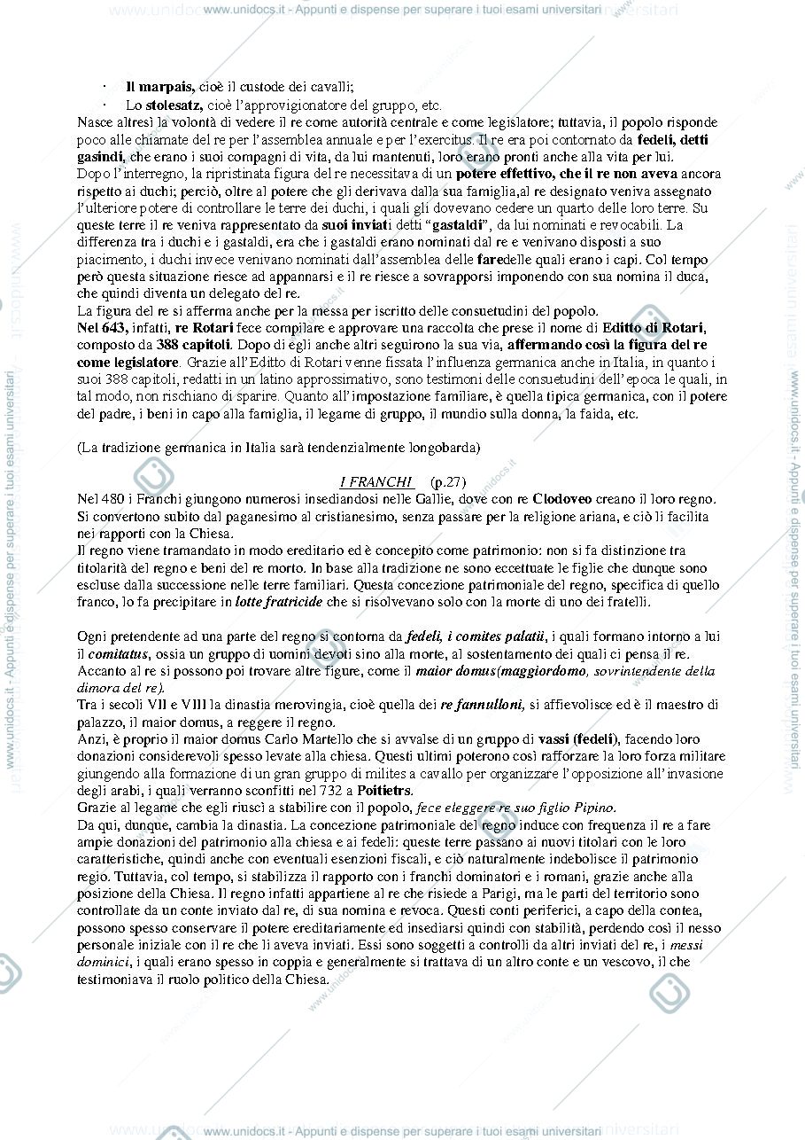 Anteprima pagina 4 — Appunti di storia del diritto europeo 