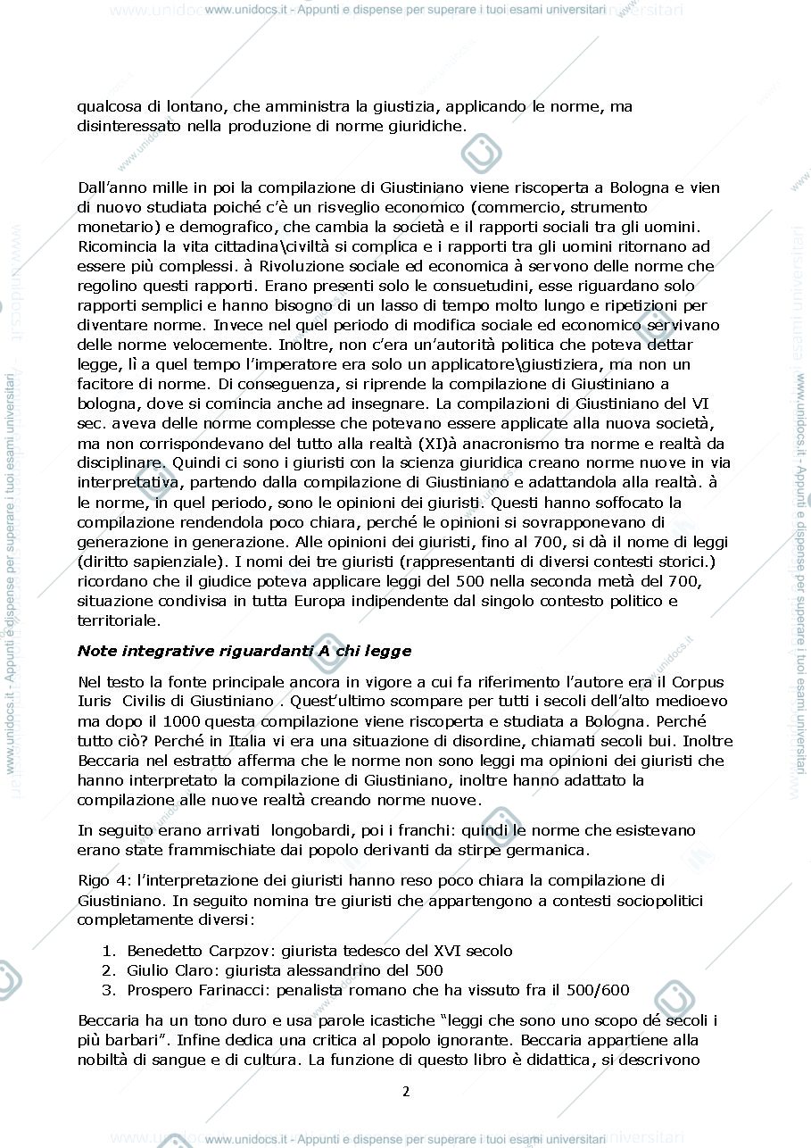 Anteprima pagina 2 — Storia del diritto Medievale e Moderno