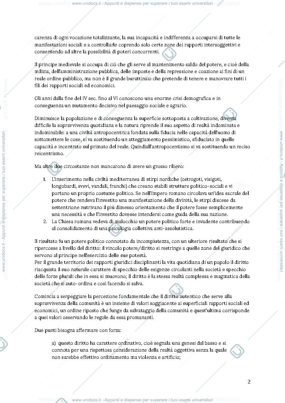 Anteprima pagina 2 — Storia del diritto medievale e moderno 