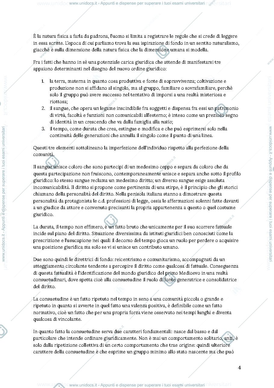 Anteprima pagina 4 — Storia del diritto medievale e moderno 