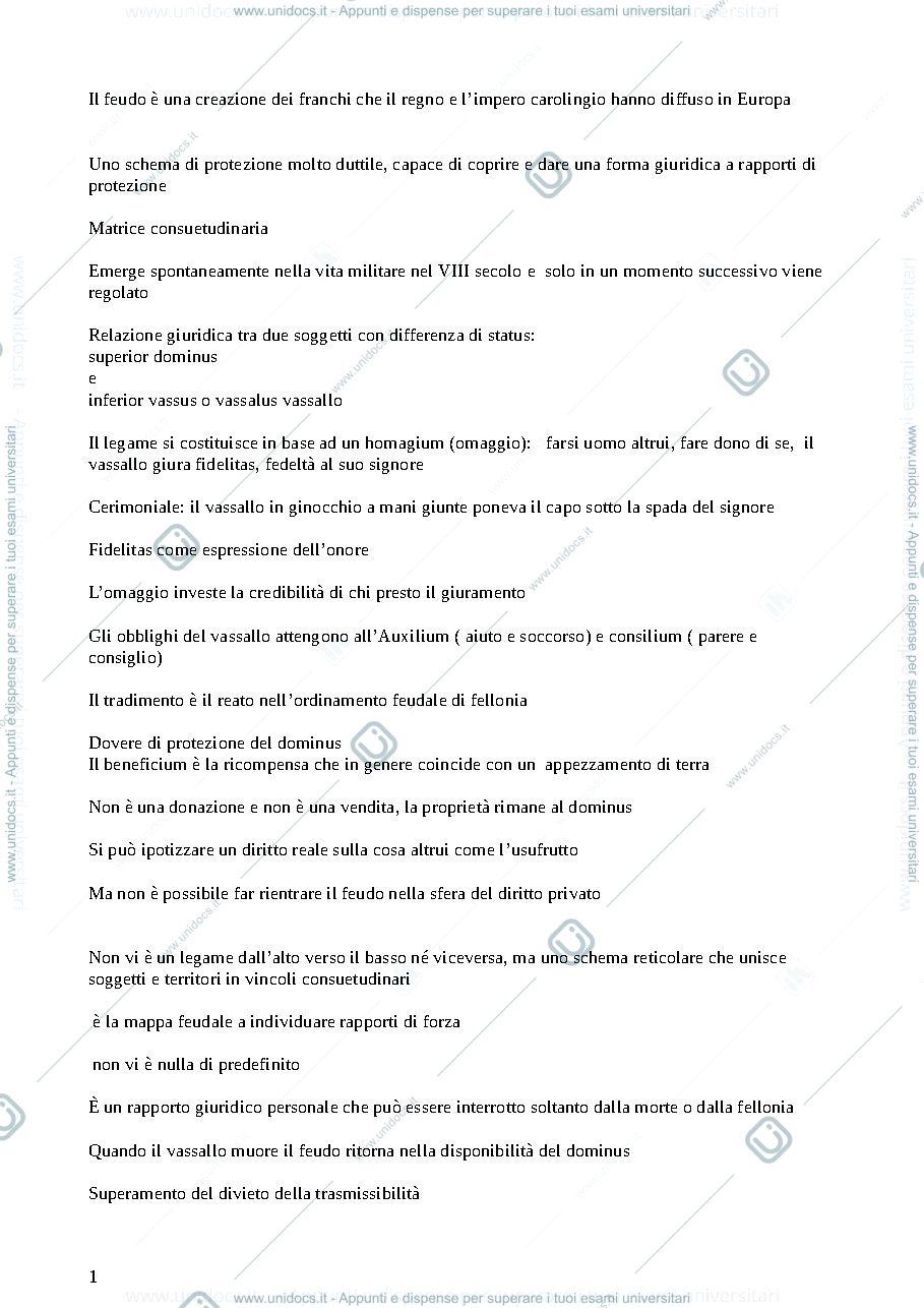 Anteprima pagina 1 — feudo e signoria