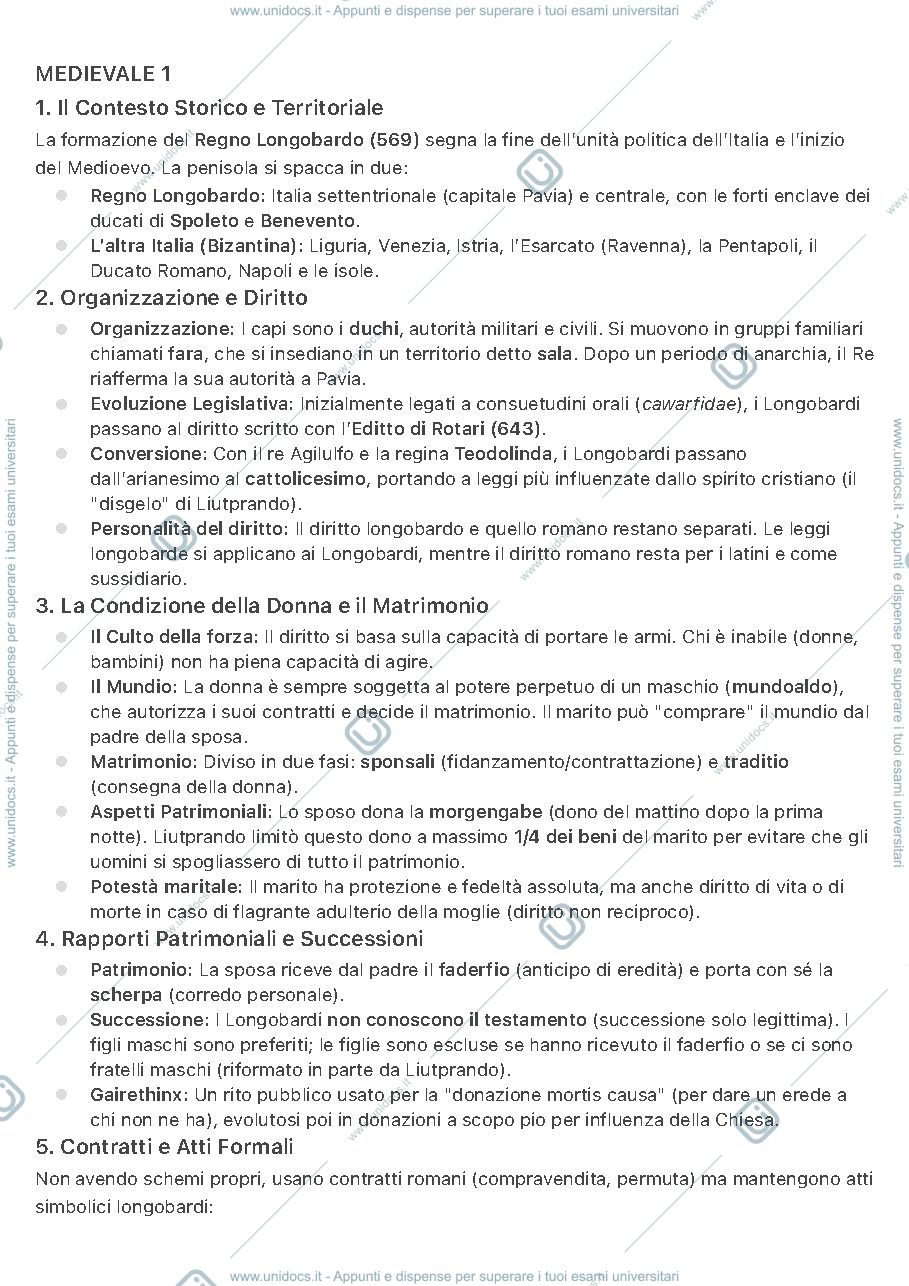 Anteprima pagina 1 — Medievale