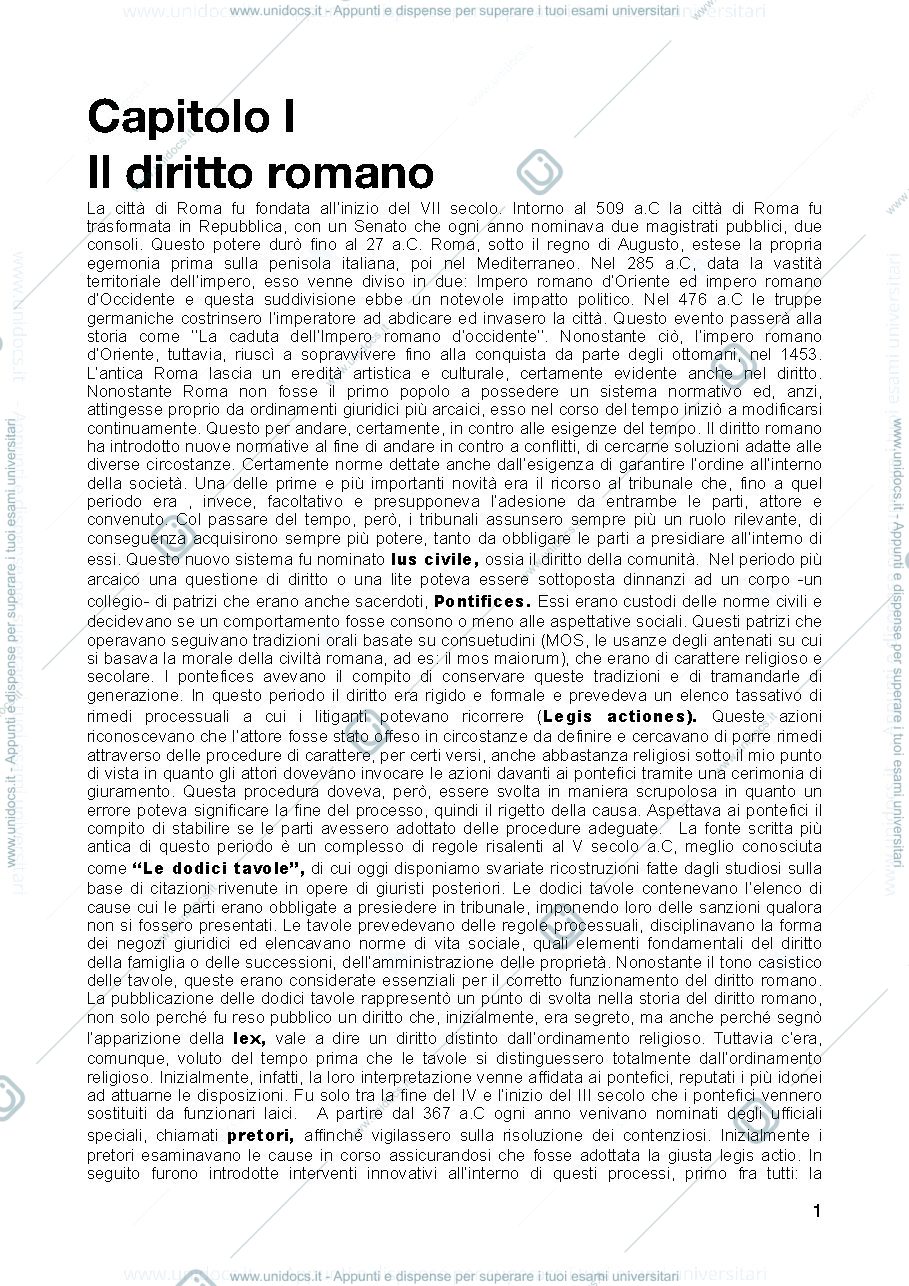 Anteprima pagina 1 — diritto medievale 