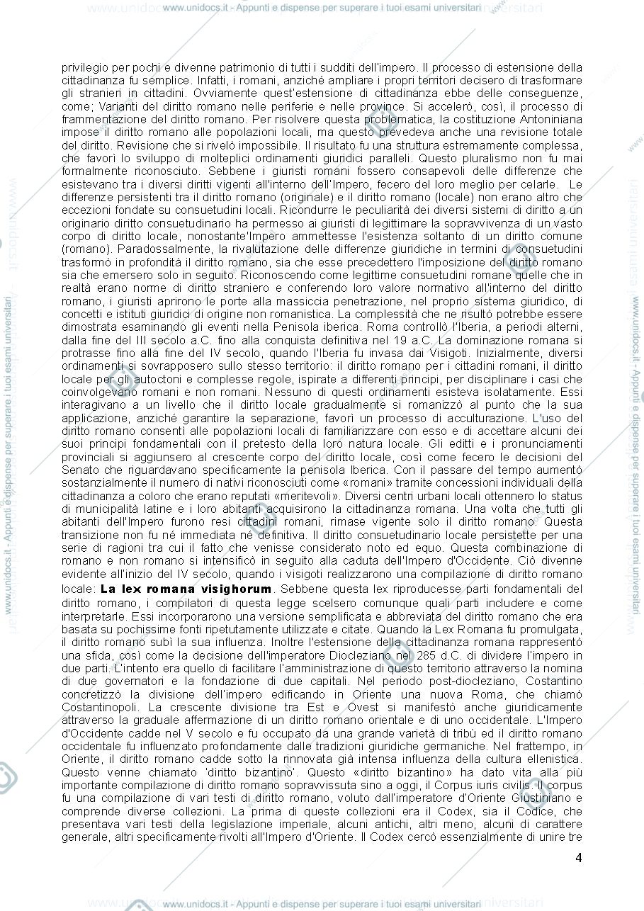 Anteprima pagina 4 — diritto medievale 