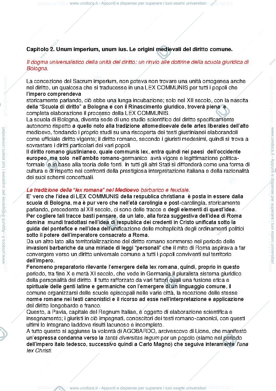 Anteprima pagina 2 — Storia del diritto medievale e moderno
