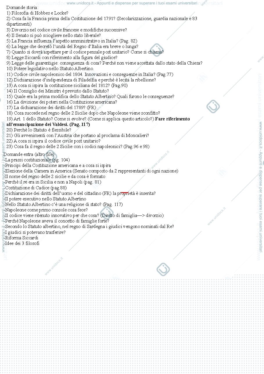 Anteprima pagina 1 — Domande frequenti