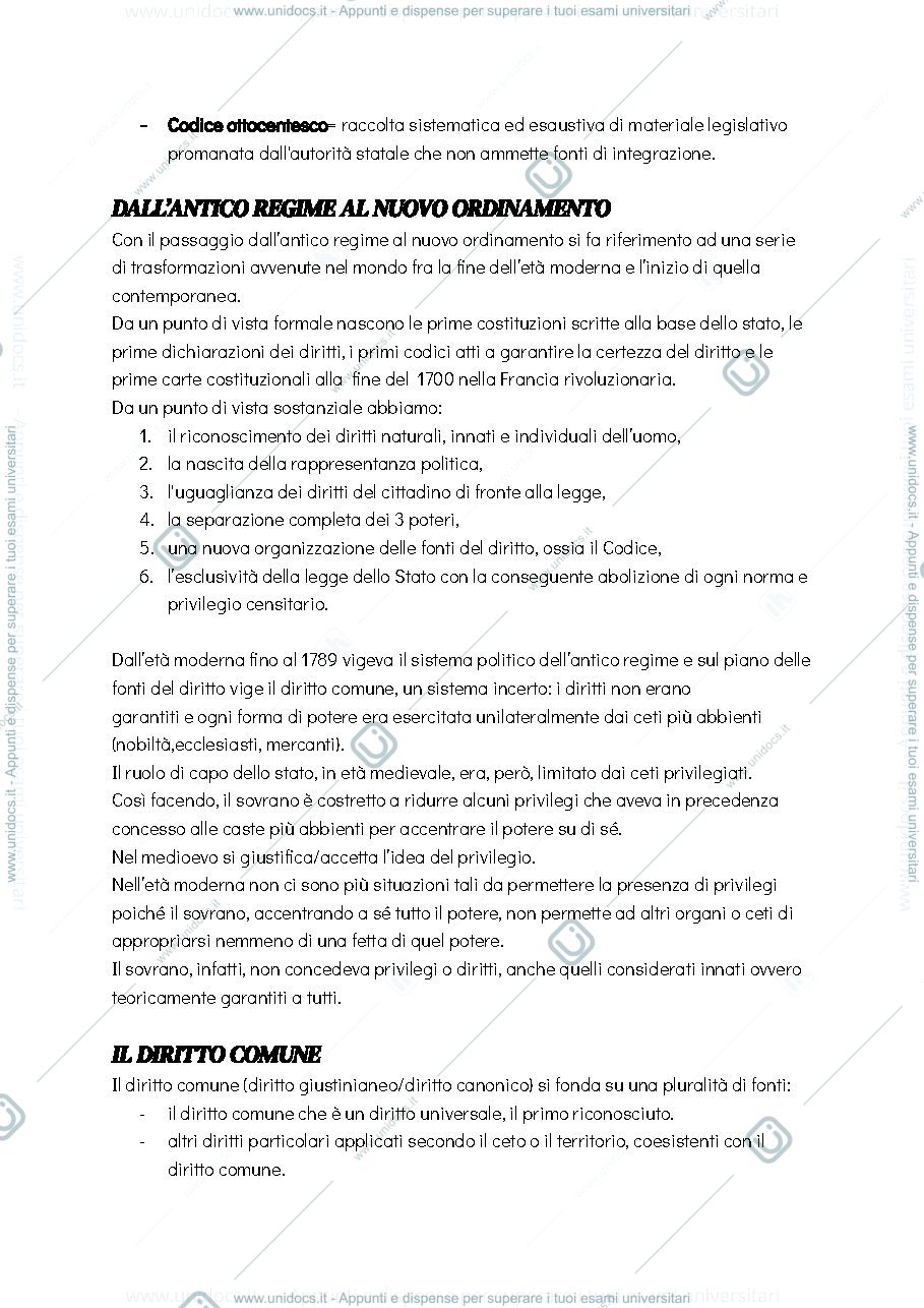 Anteprima pagina 2 — Storia del diritto moderno e contemporaneo 