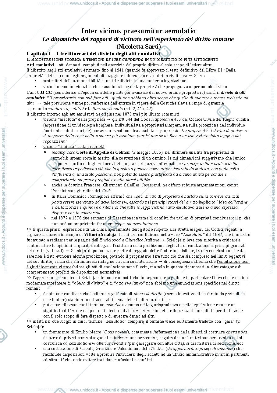Anteprima pagina 1 — Inter vicinos praesumitur 