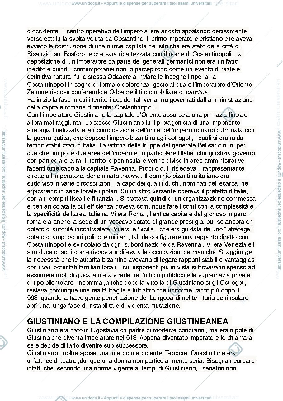 Anteprima pagina 3 — appunti lezione di storia del diritto medievale