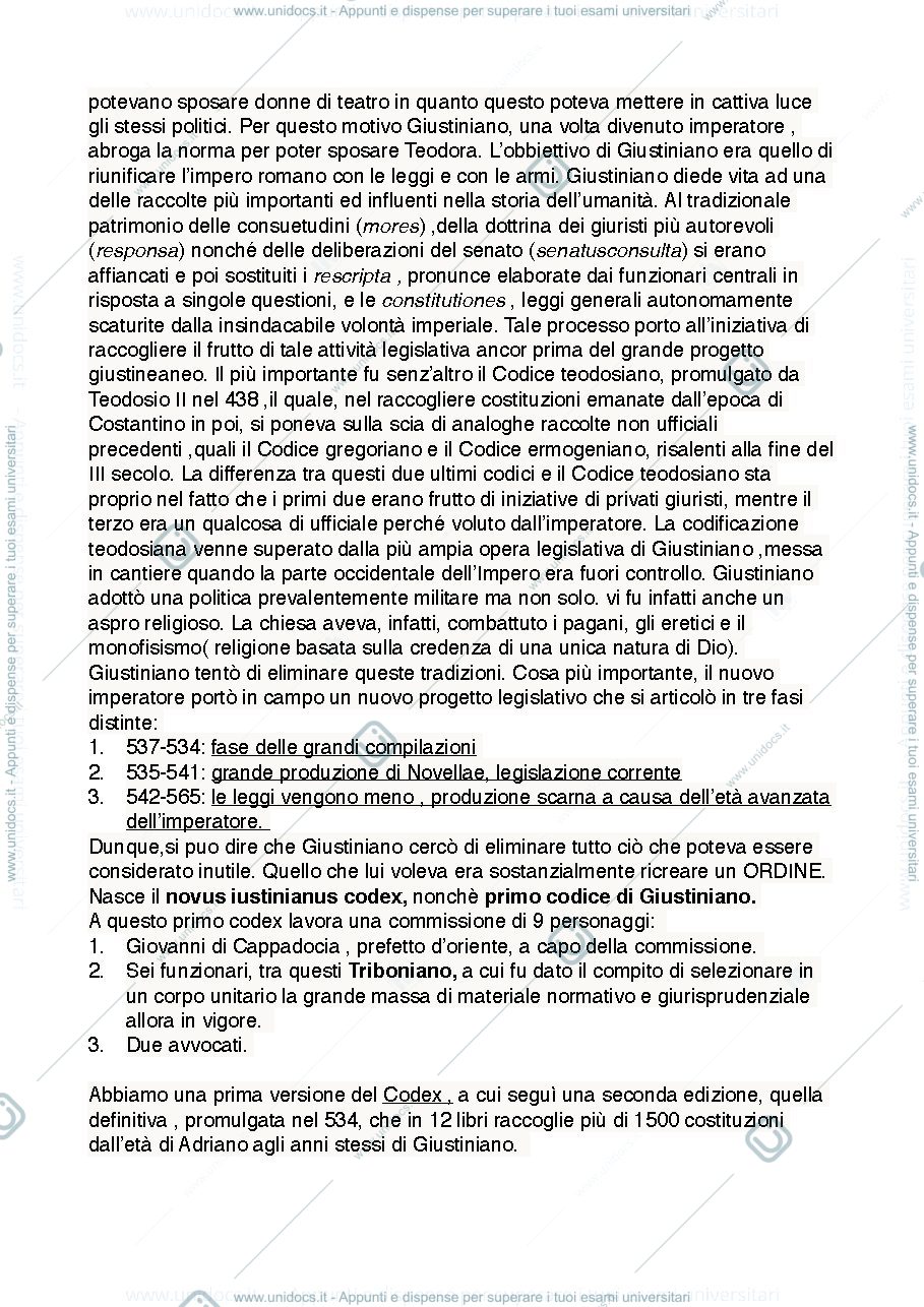 Anteprima pagina 4 — appunti lezione di storia del diritto medievale