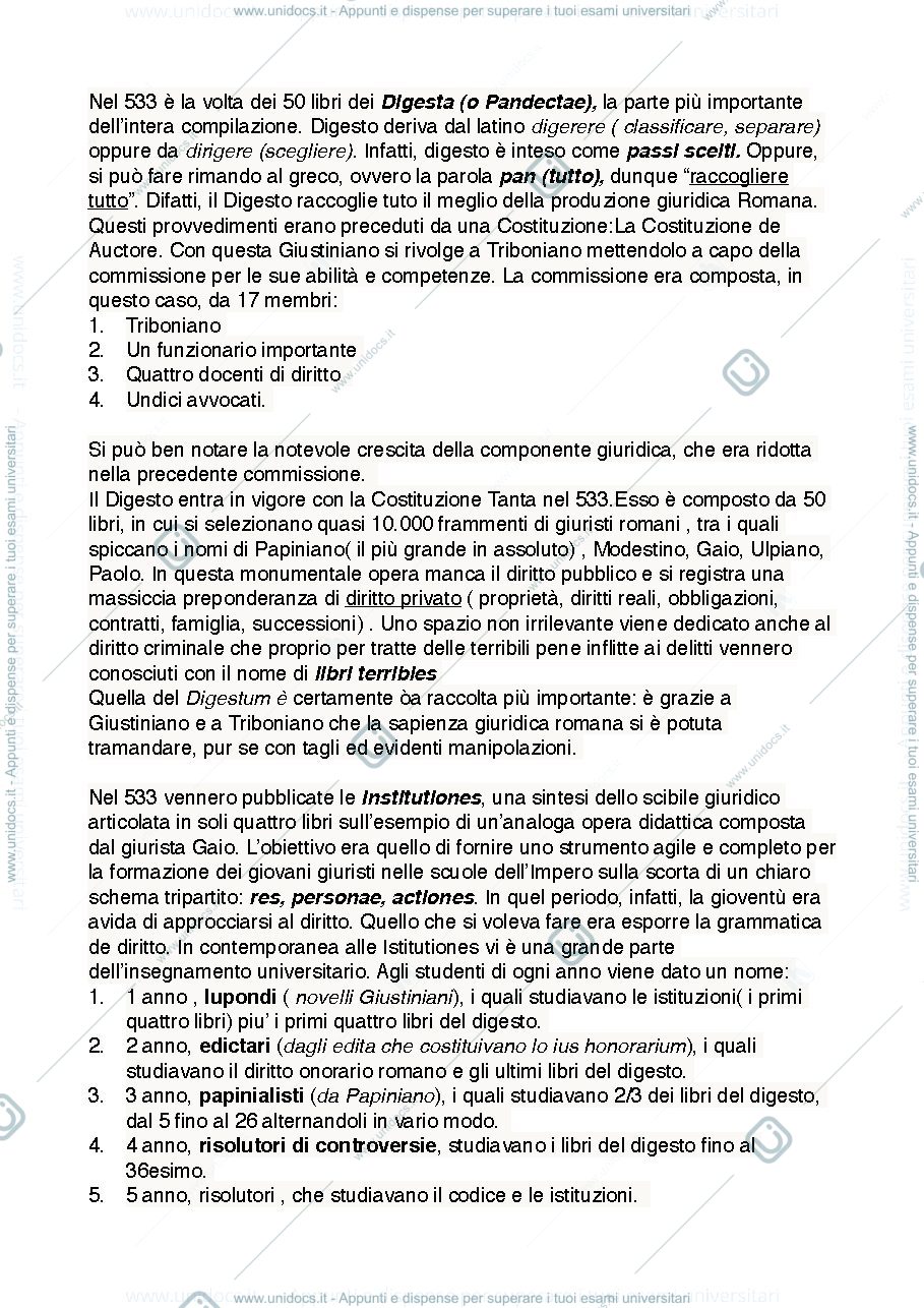 Anteprima pagina 5 — appunti lezione di storia del diritto medievale