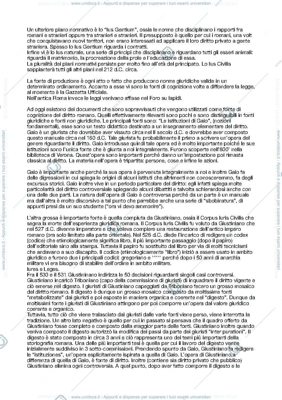 Anteprima pagina 4 — appunti storia del diritto romano 