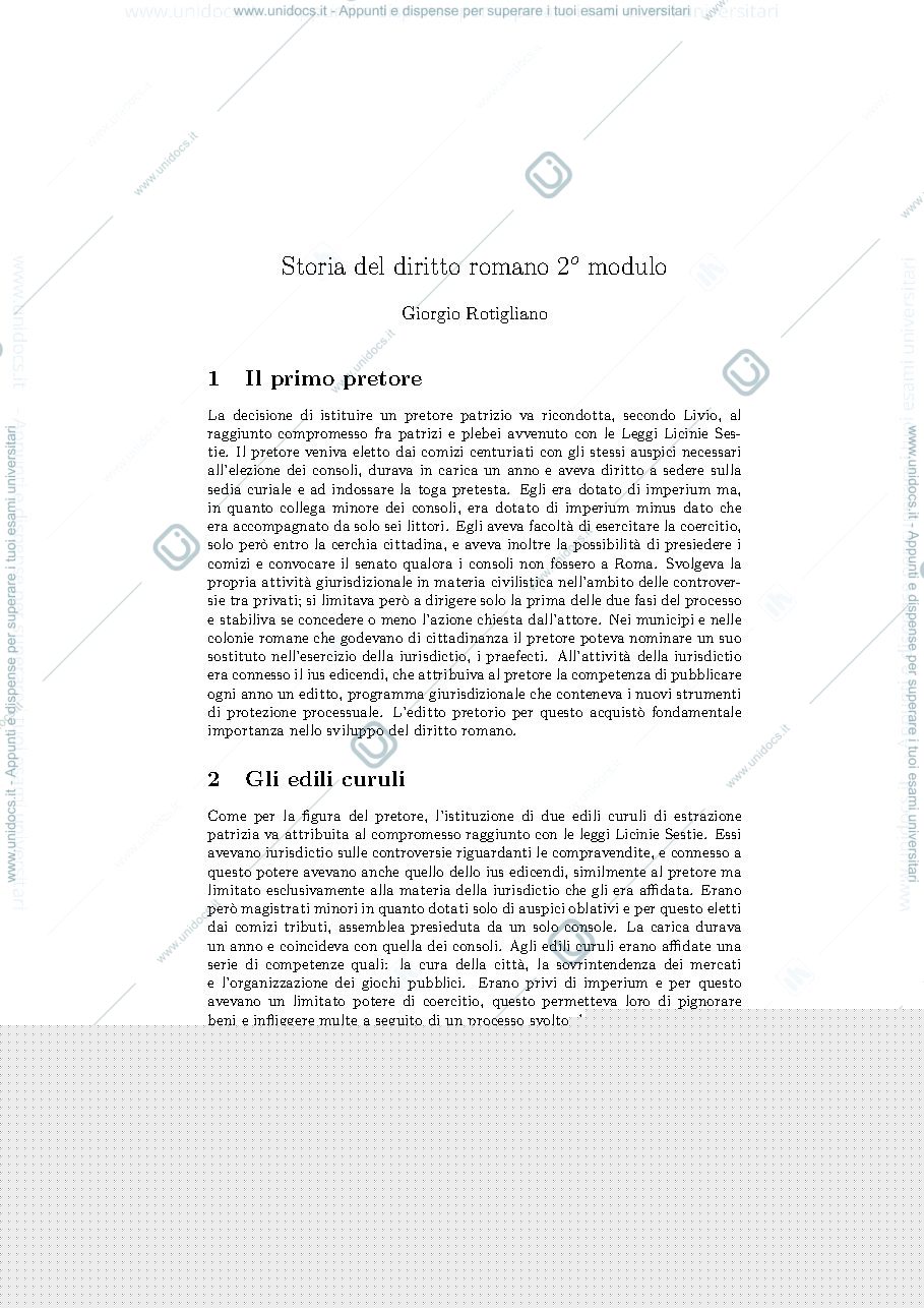 Anteprima pagina 1 — Riassunti
