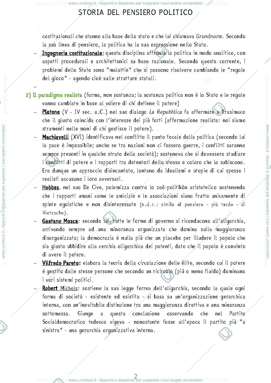 Anteprima pagina 3 — Storia del pensiero politico appunti lezioni anno 2020-2021