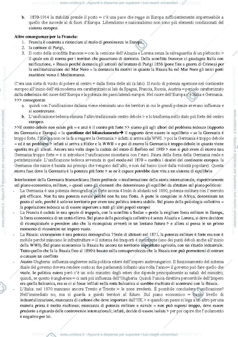 Anteprima pagina 2 — il sistema bismarkiano