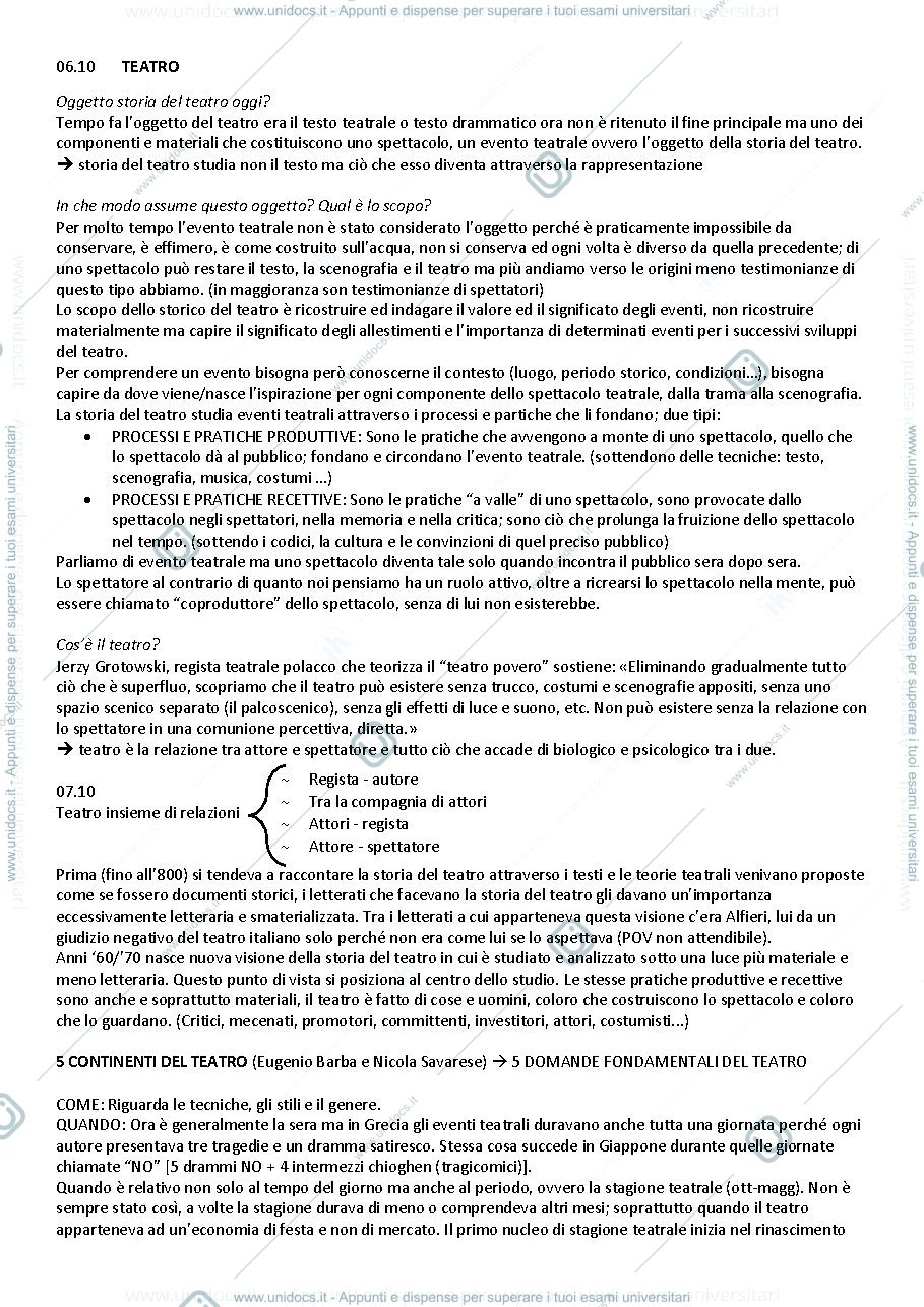 Anteprima pagina 1 — Appunti intero corso