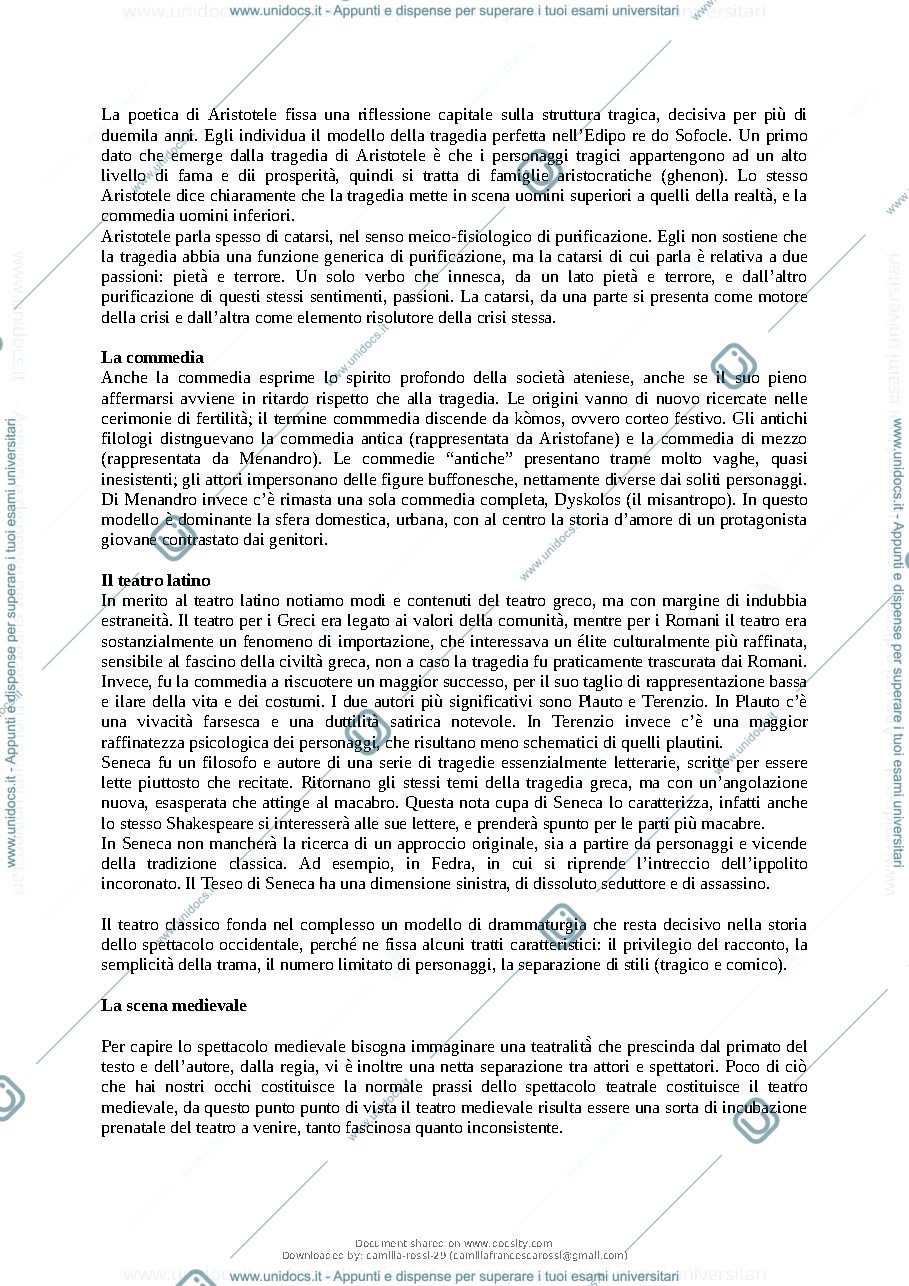 Anteprima pagina 3 — Storia del teatro e dello spettacolo 