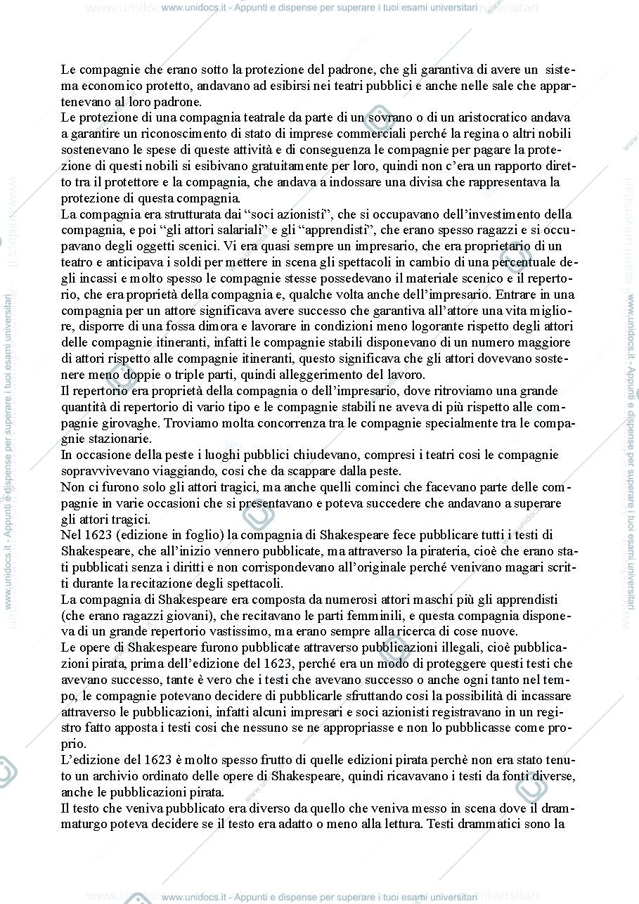 Anteprima pagina 4 — Storia del Teatro e dello Spettacolo Modulo 2