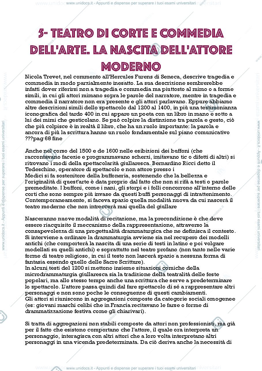 Anteprima pagina 1 — STORIA DEL TEATRO
