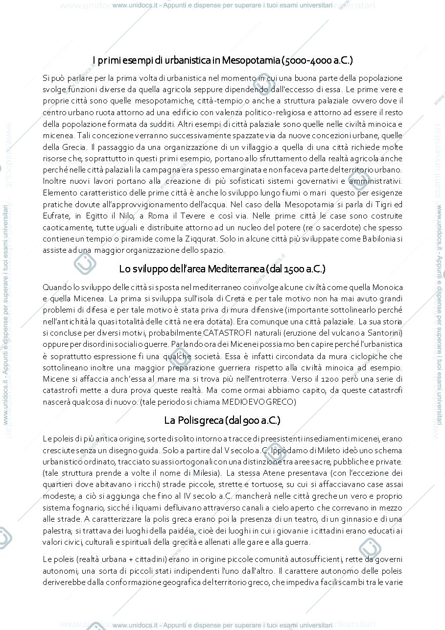 Anteprima pagina 1 — Dalle origini alla Polis greca