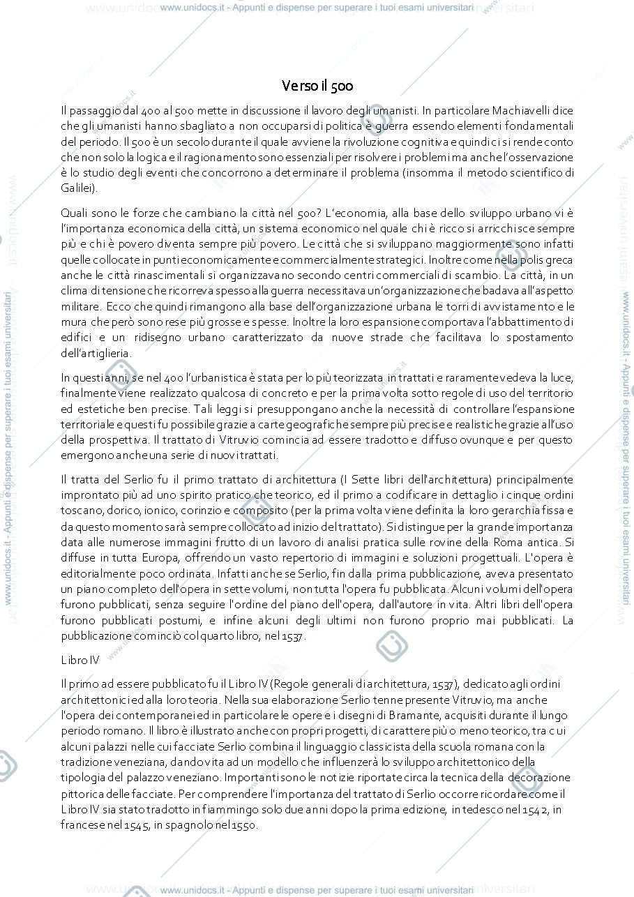 Anteprima pagina 1 — Il Cinquecento