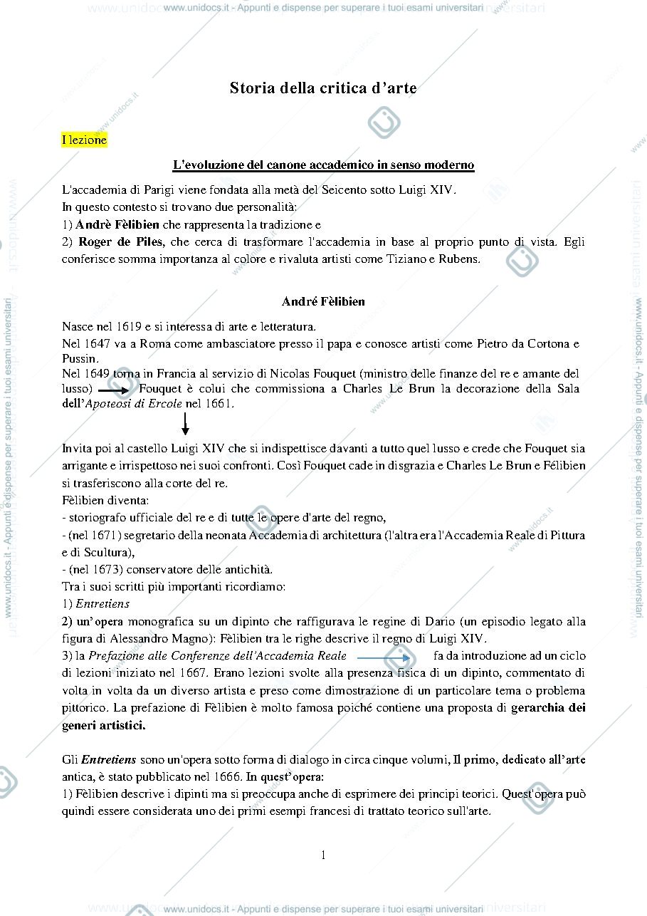 Anteprima pagina 1 — Appunti