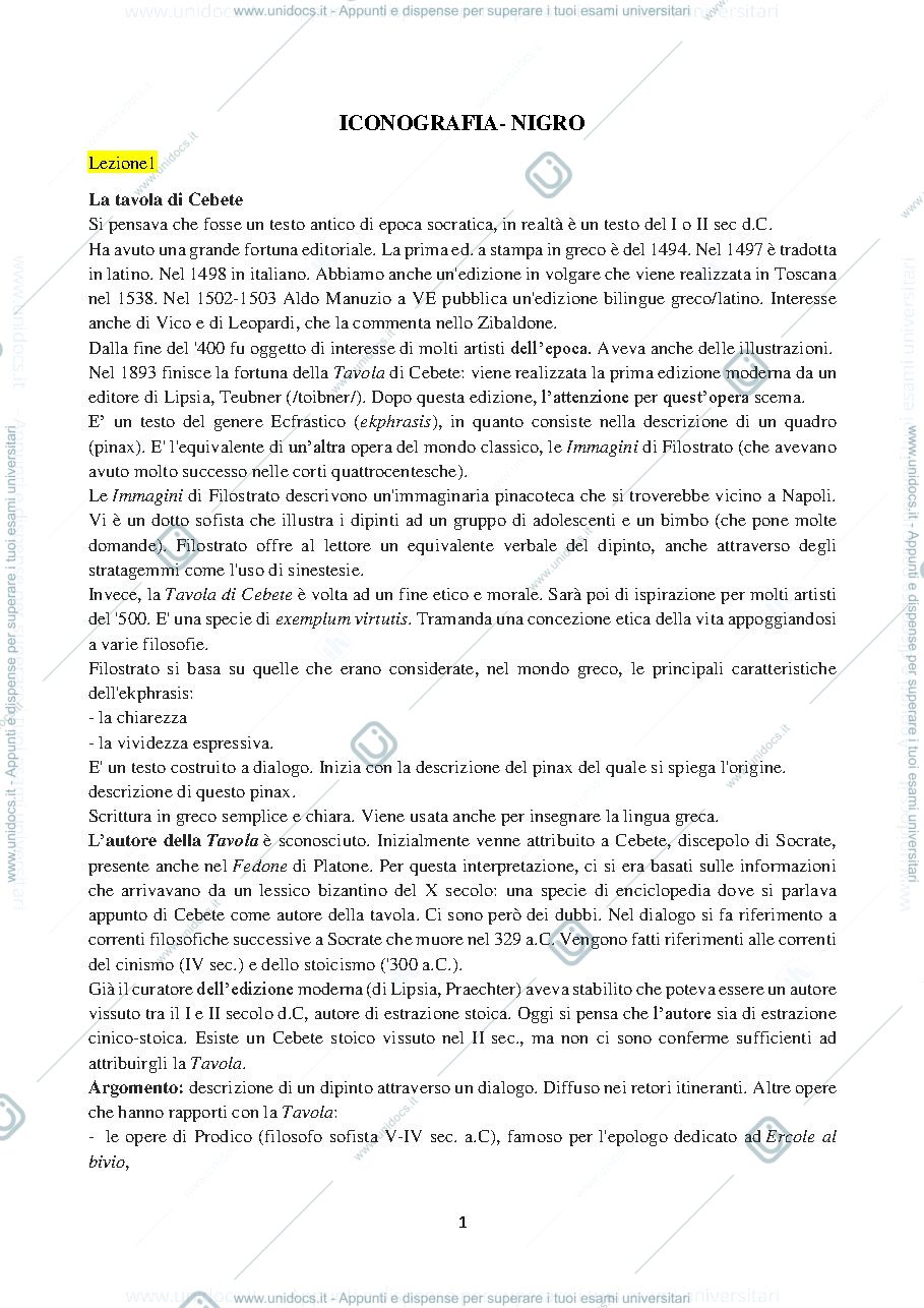 Anteprima pagina 1 — Appunti