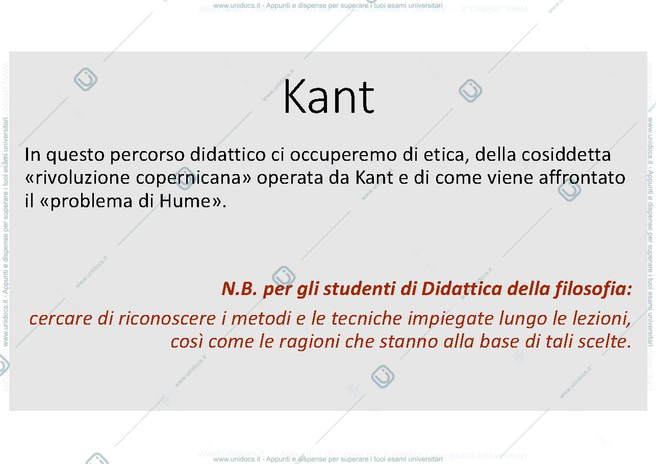 Anteprima pagina 1 — didattica della filosofia kant