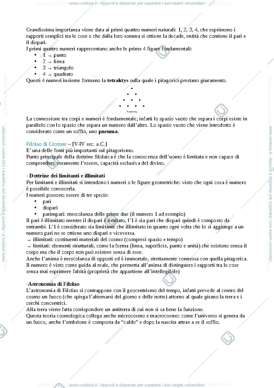 Anteprima pagina 3 — Storia della filosofia antica