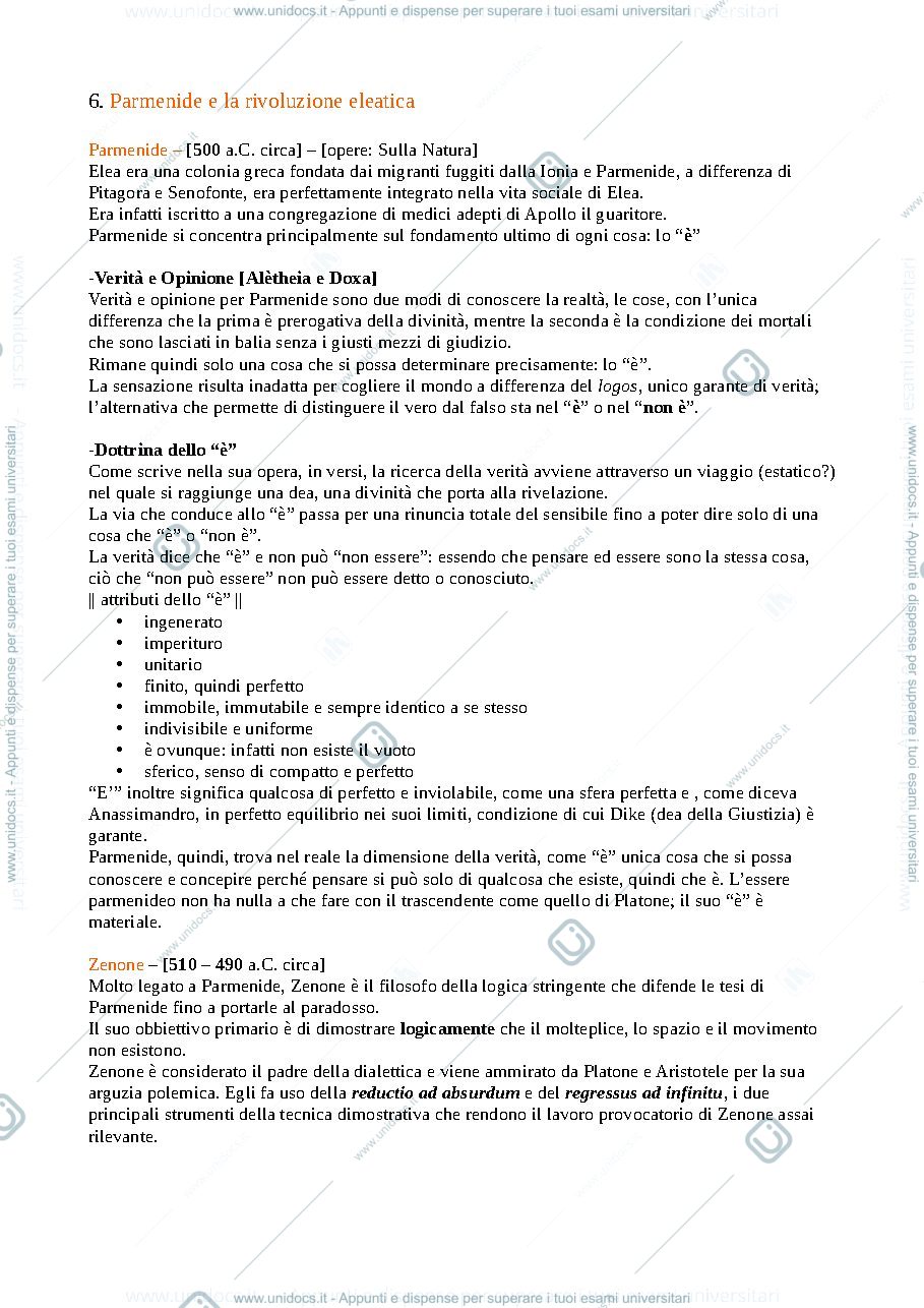 Anteprima pagina 4 — Storia della filosofia antica