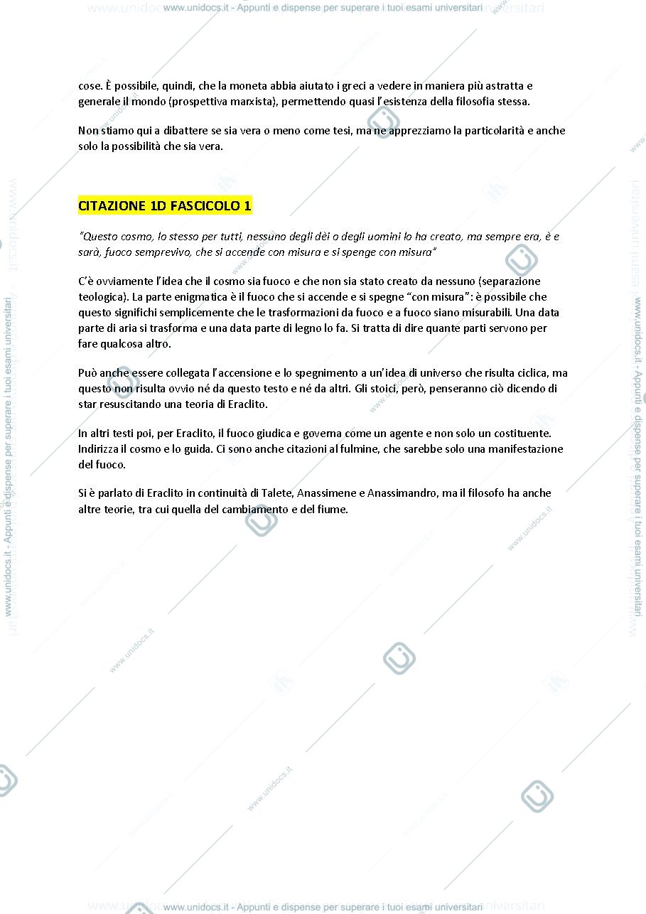 Anteprima pagina 4 — Appunti Storia della filosofia antica