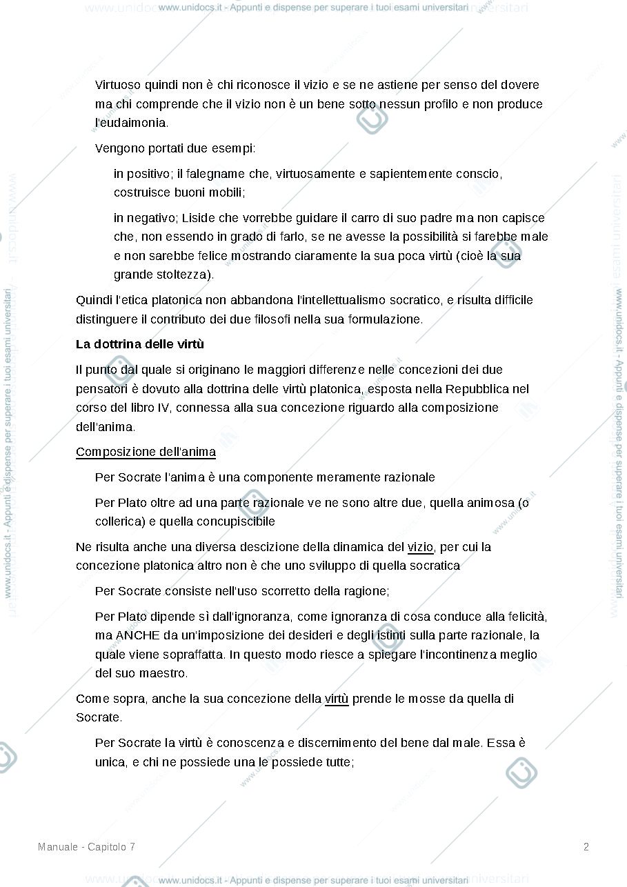 Anteprima pagina 2 — Platone e Aristotele. Etica e Politica.
