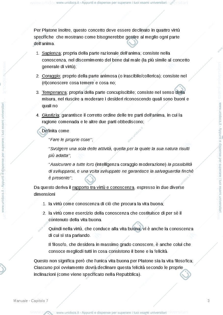 Anteprima pagina 3 — Platone e Aristotele. Etica e Politica.
