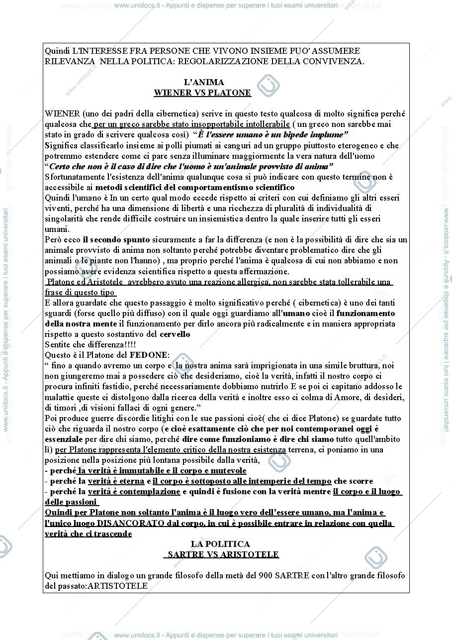 Anteprima pagina 3 — Appunti di filosofia I