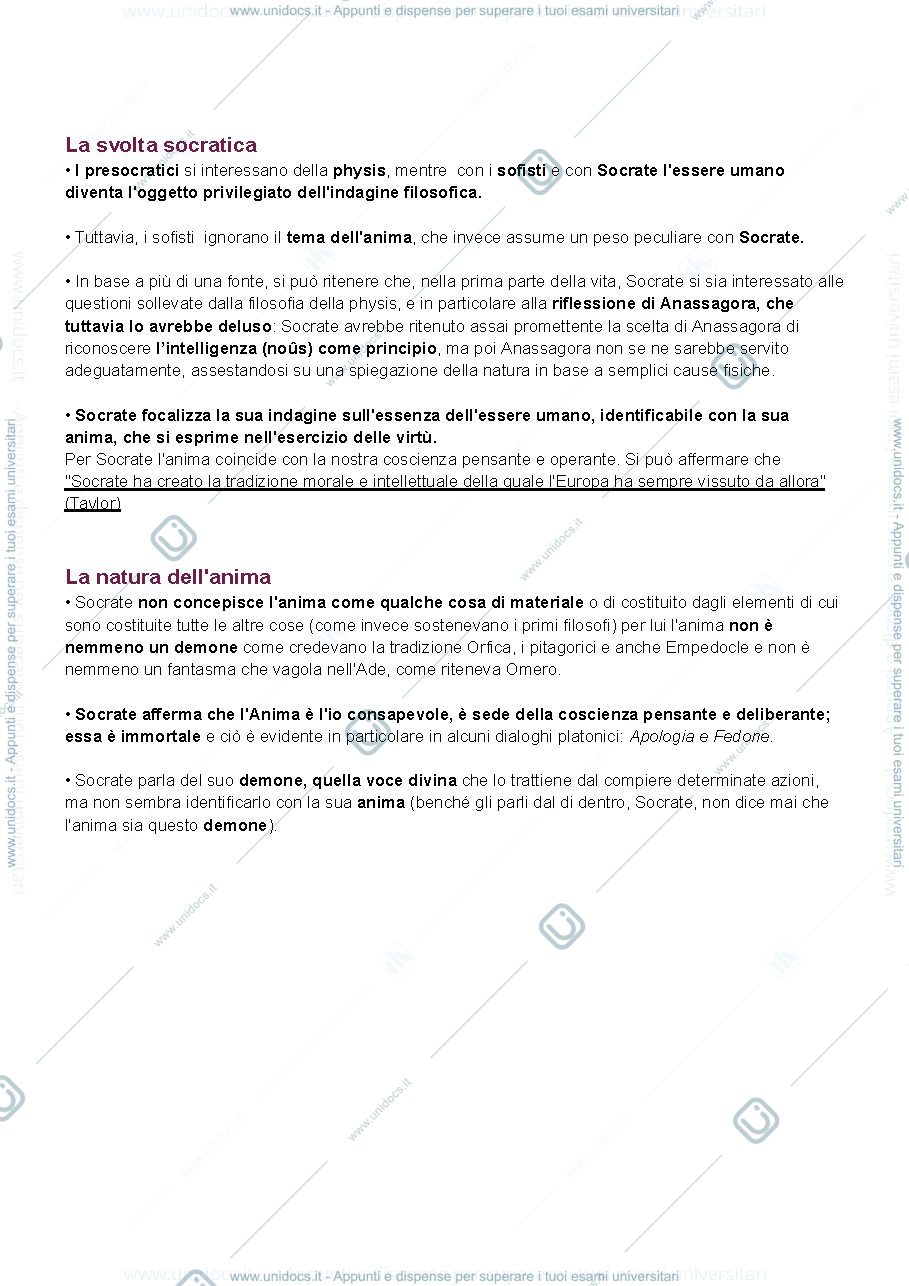 Anteprima pagina 2 — storia della filosofia, da Socrate all'ellensimo 