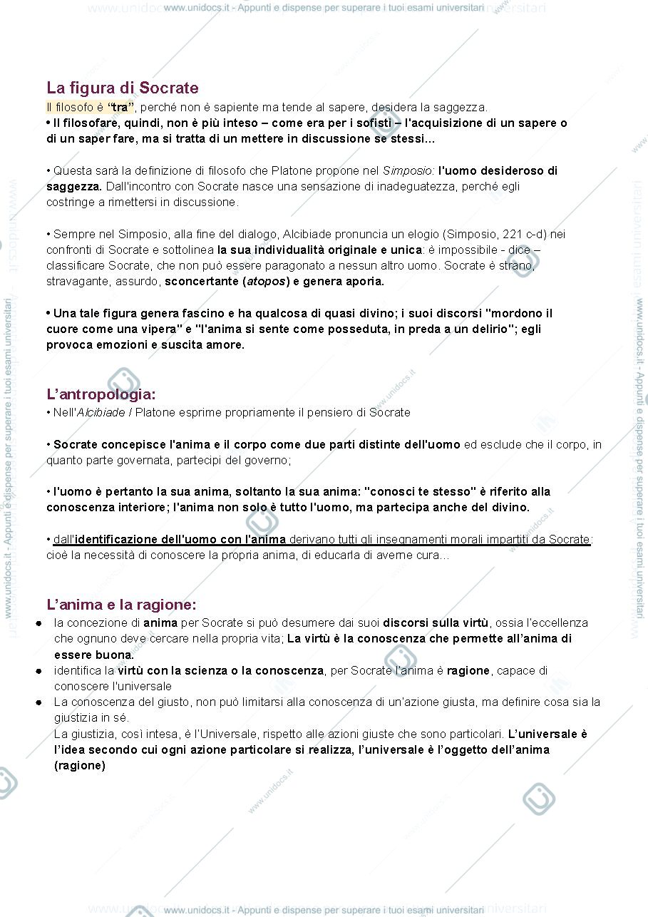 Anteprima pagina 4 — storia della filosofia, da Socrate all'ellensimo 