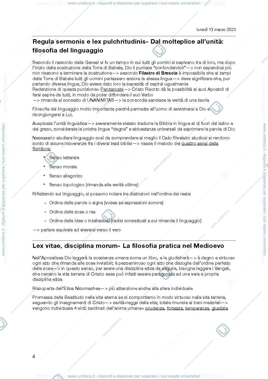 Anteprima pagina 4 — Filosofia medievale