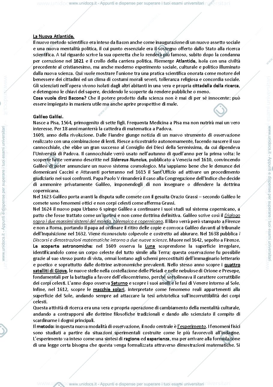 Anteprima pagina 3 — riassunto filosofia moderna