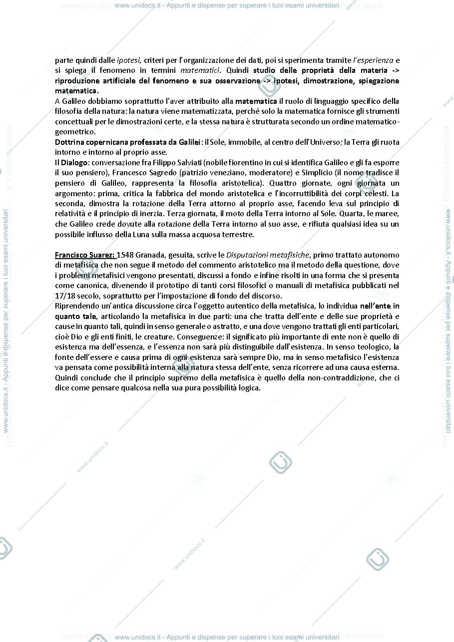 Anteprima pagina 4 — riassunto filosofia moderna