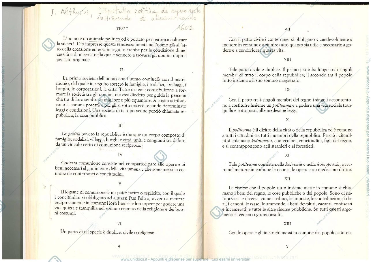 Anteprima pagina 1 — disputatio, althusius 