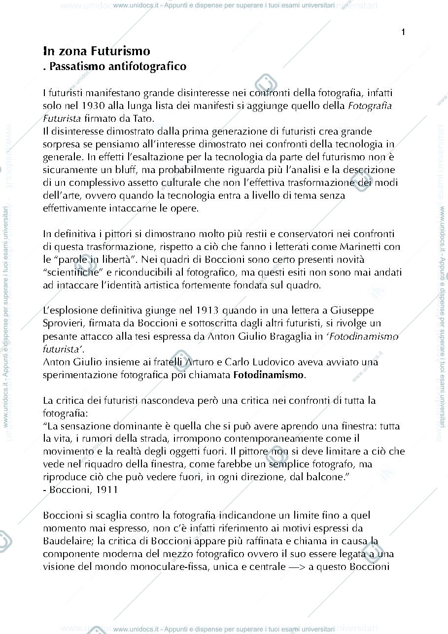 Anteprima pagina 1 — Fotografia e pittura nel Novecento (e oltre) di Marra