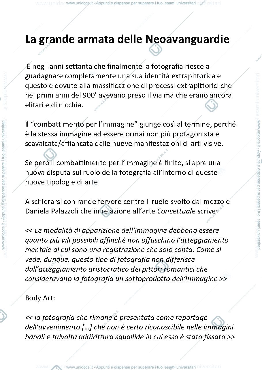 Anteprima pagina 1 — Capitolo Neoavanguardie